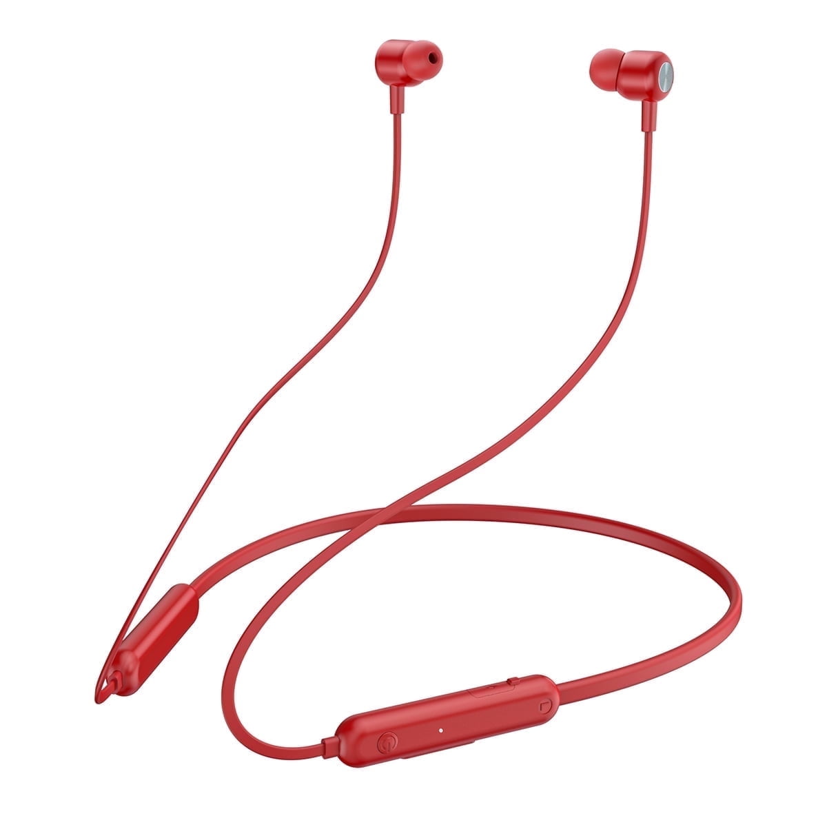 Experience Ultimate Freedom with Our Bluetooth 5.3 Wireless Earbuds - 12 Hours Playtime, IPX7 Waterproof, Perfect for Gym and Running - Stylish Red Design
